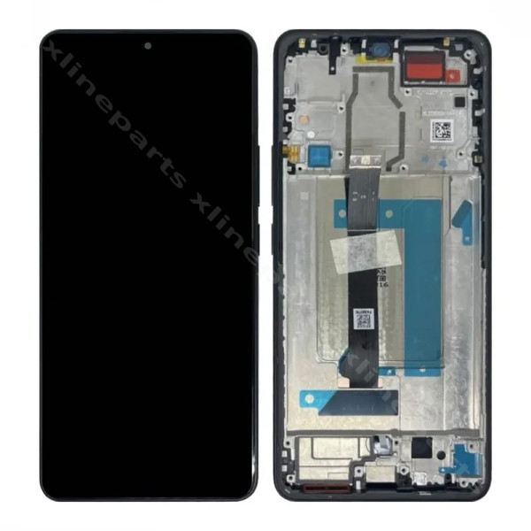 LCD Complete Frame Xiaomi Poco F6 5G black (Original)