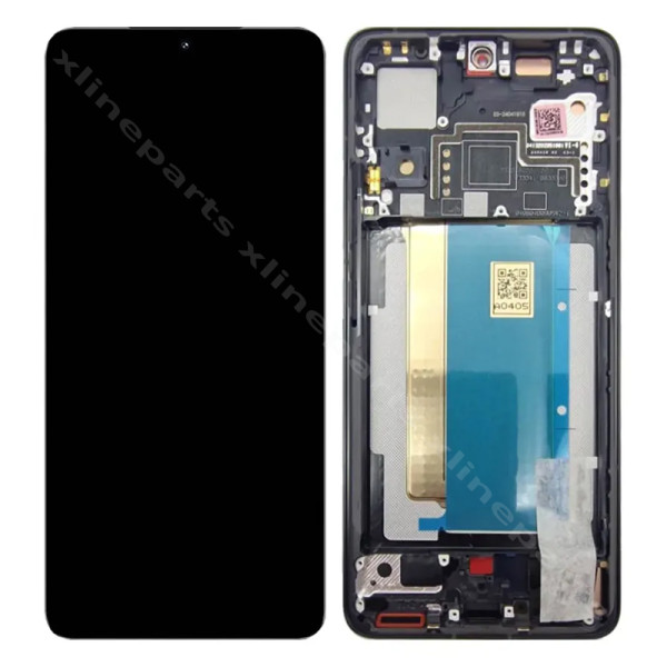 LCD Complete Frame Xiaomi Poco F6 Pro 5G black (Original)