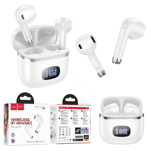 Earphone Hoco TWS EQ1 Wireless white