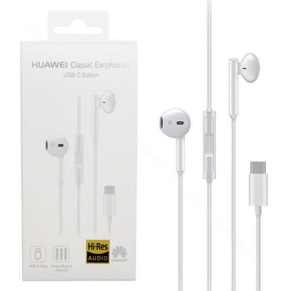 Ακουστικό Huawei CM33 USB-C λευκό