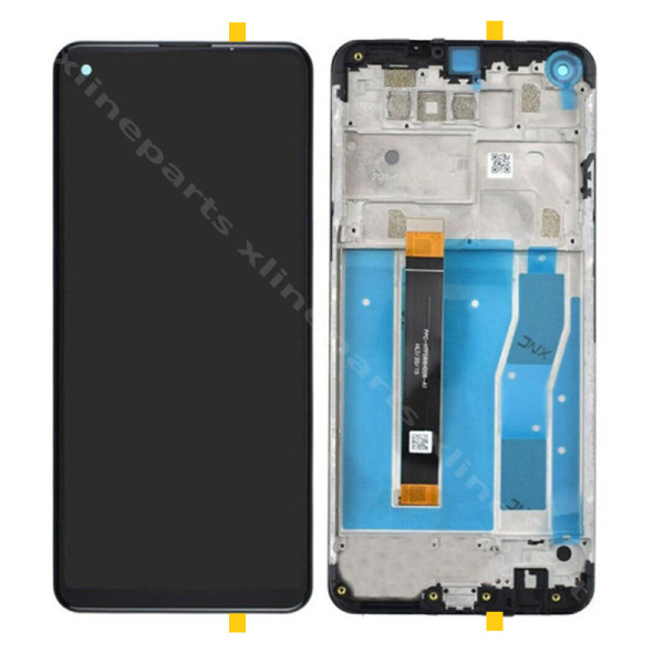 LCD Complete Frame LG K51s titanium (Original)*