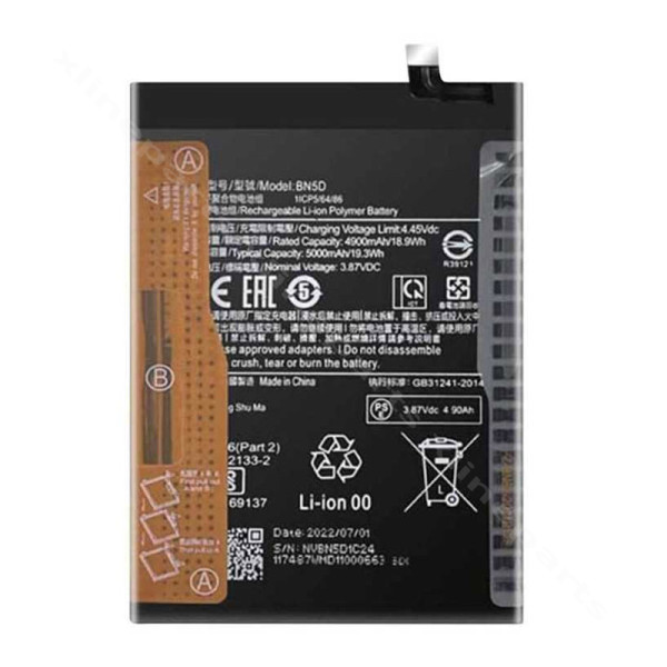 Battery Xiaomi Redmi Note 11 4G/ Note 11S 4G 5000mAh (Original)*