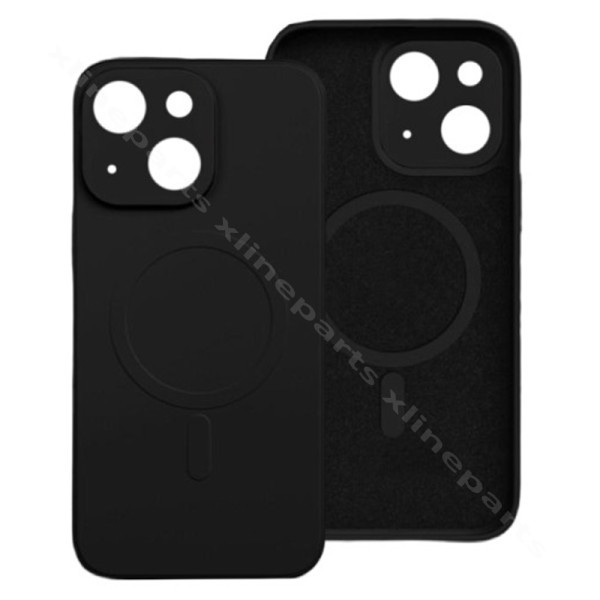 Back Case Silicone Gum Magsafe Apple iPhone 14 black