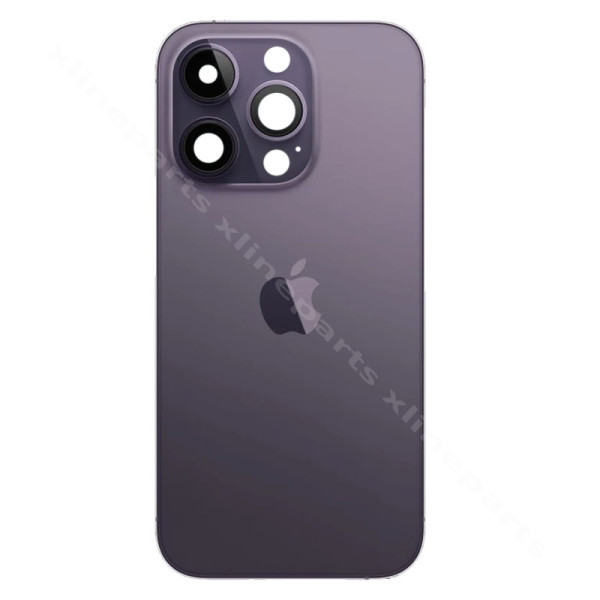 Back Battery Middle Cover Lens Apple iPhone 14 Pro Max purple OEM
