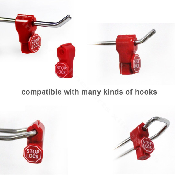 Hook Stop Lock Text 6mm κόκκινο