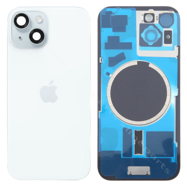 Πίσω κάλυμμα μπαταρίας φακός Magsafe Apple iPhone 15 Blue OEM*