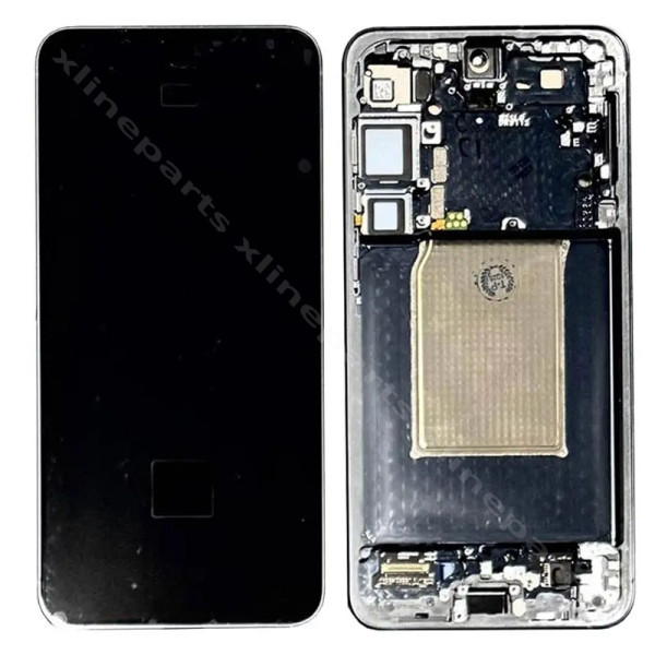 LCD Complete Frame Samsung S25 Plus S936 icy blue (Original)