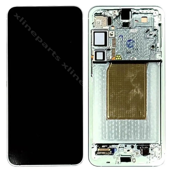 LCD Complete Frame Samsung S25 Plus S936 mint green (Original)