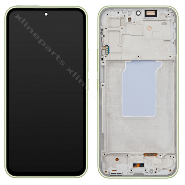 LCD Complete Frame Samsung A26 5G A266 lime green (Original)