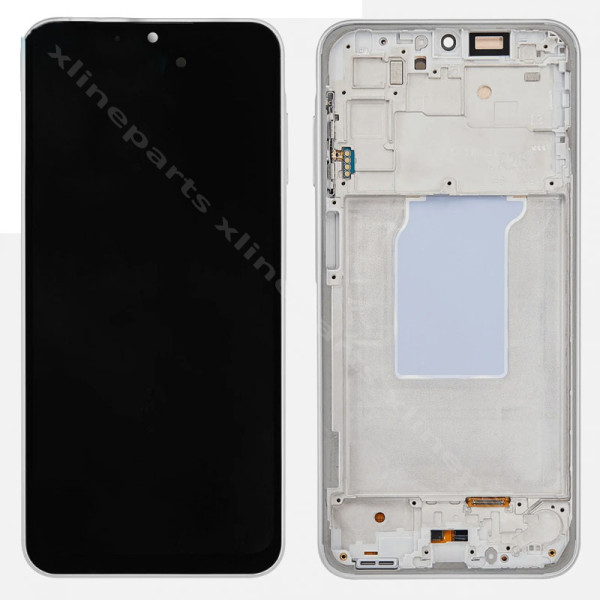 LCD Complete Frame Samsung A26 5G A266 white (Original)