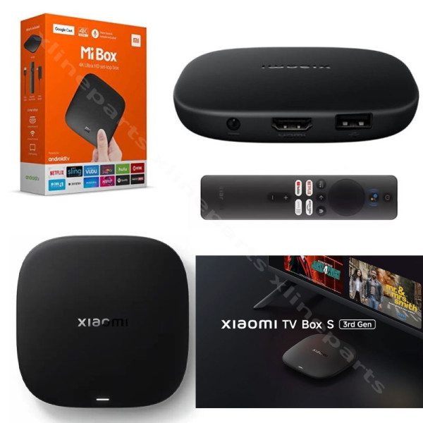 Xiaomi TV Box S 3rd Gen Wi-Fi 4K HDR10+ black