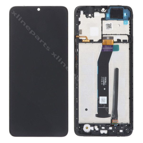 LCD Complete Frame Xiaomi Redmi A3/ Poco C61 4G black OEM