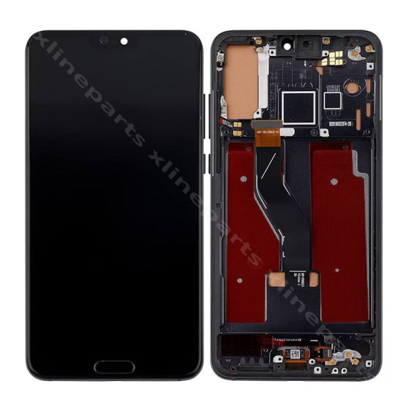 LCD Complete Frame Huawei P20 Pro black OLED