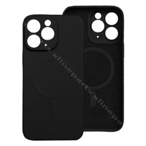 Back Case Silicone Gum Magsafe Apple iPhone 11 Pro Max black