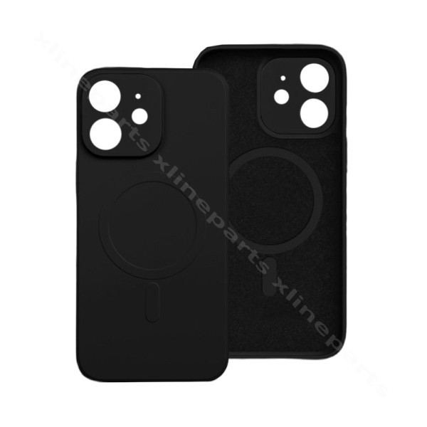 Back Case Silicone Gum Magsafe Apple iPhone 11 black