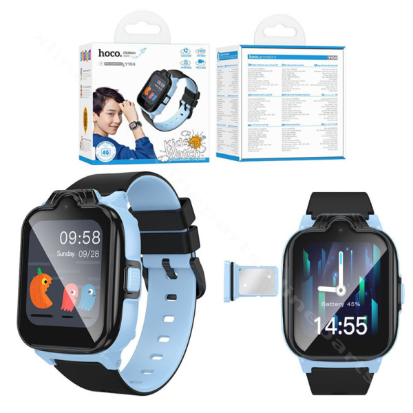 Смотреть hoco y104 kids call 4g blue