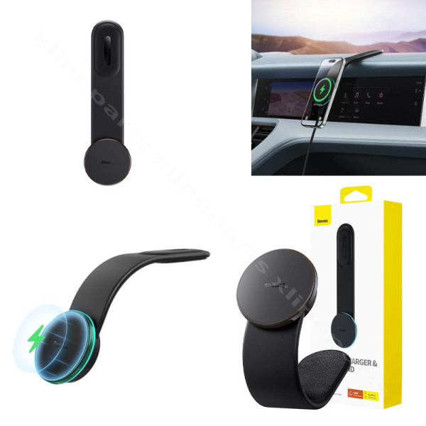 Wireless Car Charger Baseus C02 Pro 15W 1.67A black