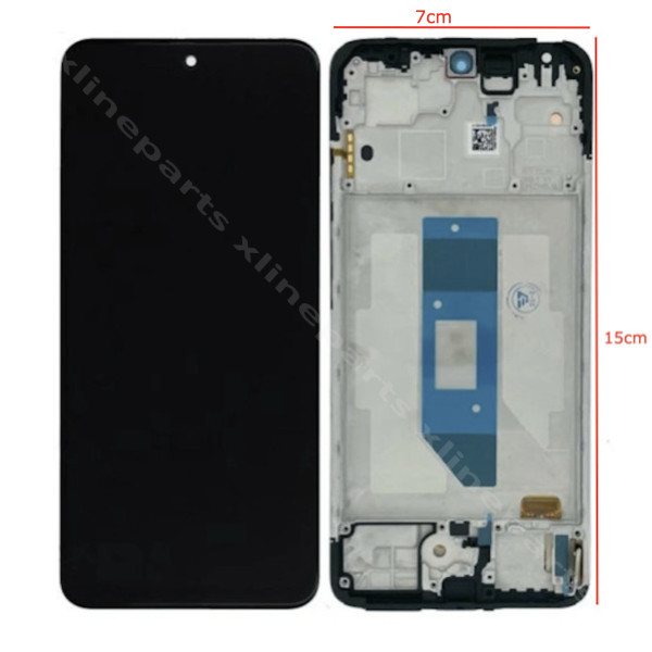 LCD Πλήρες πλαίσιο Xiaomi Redmi Σημείωση 14 4G Black OLED (Global)