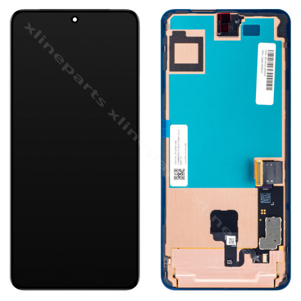 LCD Complete Frame Google Pixel 8 Pro black (Original)