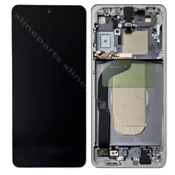 LCD Πλήρες πλαίσιο Samsung S25 Edge S937 Ασημί (Original)