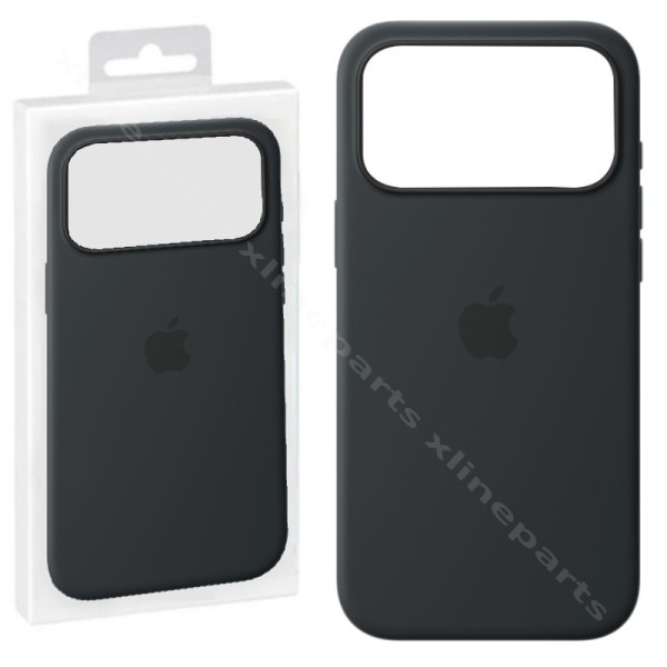 Back Case Silicone Magsafe Apple iPhone 17 Pro Max black (Original)