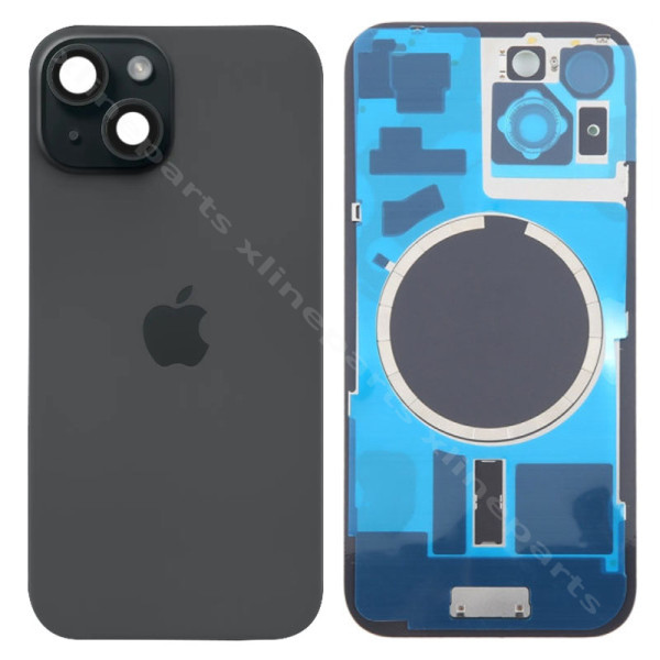 Πίσω κάλυμμα μπαταρίας Φακός Magsafe Apple iPhone 15 μαύρο OEM