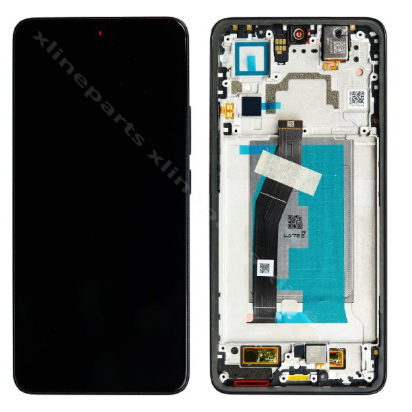 LCD Complete Frame Xiaomi 14T 5G black (Original)
