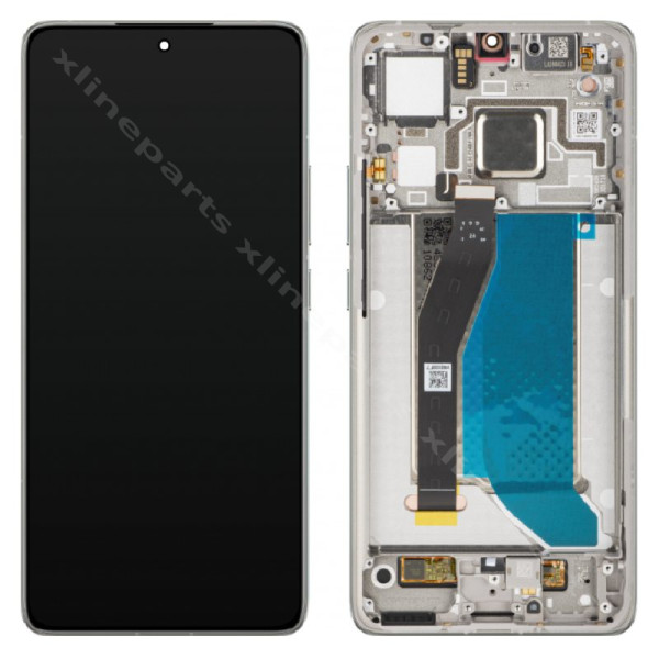 LCD Complete Frame Xiaomi 14T Pro 5G gray (Original)