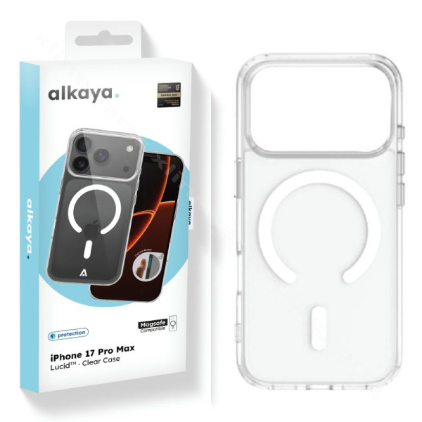 Back Case Magsafe Alkaya Lucid Apple iPhone 17 Pro max clear