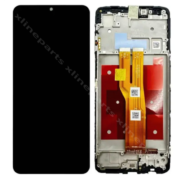 LCD Complete Frame Samsung A07 4G A075 black (Original)