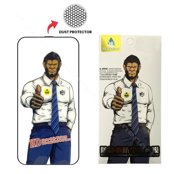 Διχτυωτό γυαλί με πλήρη κόλλα Apple iPhone 17 Pro Max