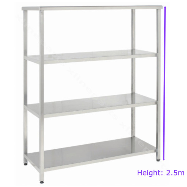 Μεταλλικός στύλος ραφιού 2,5μ