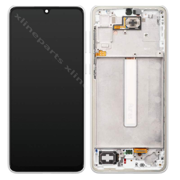 LCD Complete Frame Samsung A33 A336 white- (Original)