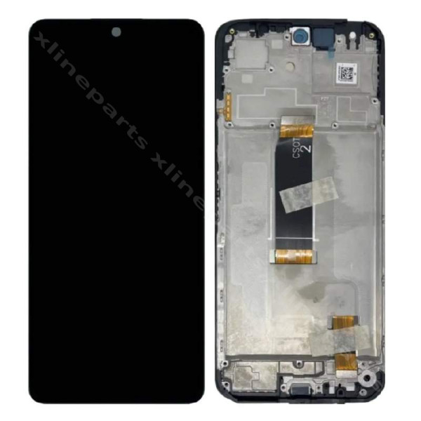 LCD Complete Frame Xiaomi Redmi 13 4G/ Redmi 13 5G/ Poco M6 4G black (Original)