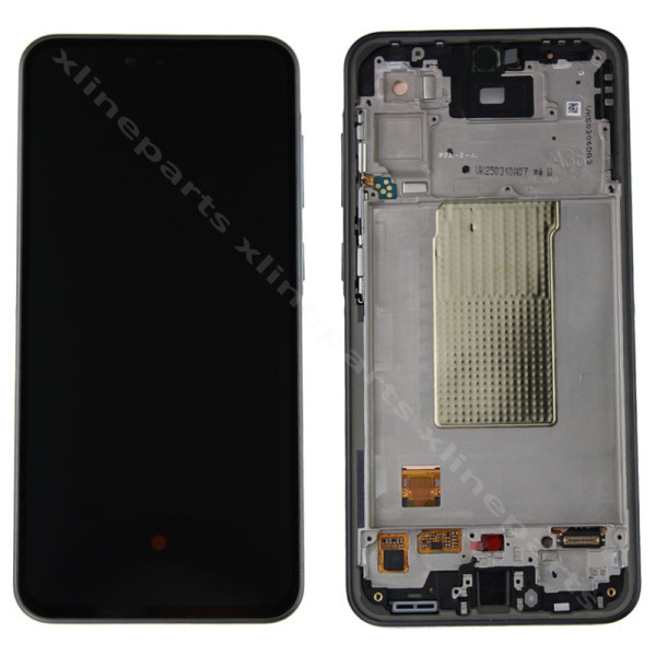 LCD Complete Frame Samsung A36 5G A366 black (Original) Assembled