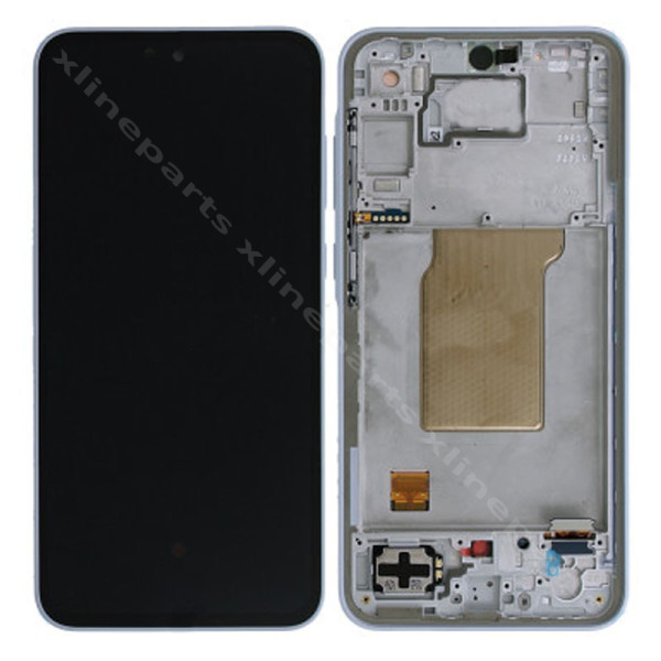 LCD Complete Frame Samsung A36 5G A366 white gray (Original) Assembled