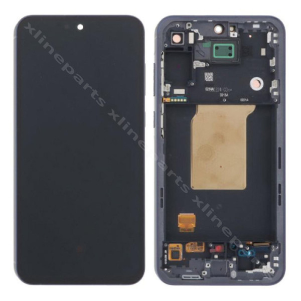 LCD Complete Frame Samsung A55 A556 black navy (Original) Assembled