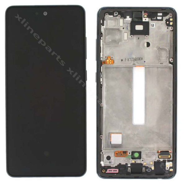 LCD Complete Frame Samsung A56 5G A566 black (Original) Assembled