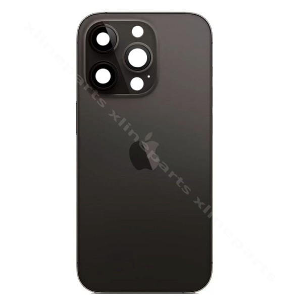 Back Battery Middle Cover Lens Complete Apple iPhone 14 Pro Max black OEM*
