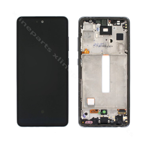 LCD Complete Frame Samsung A52s A528 black (Original) Assembled