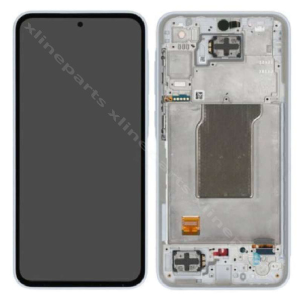 LCD Complete Frame Samsung A35 A356 ice blue (Original)