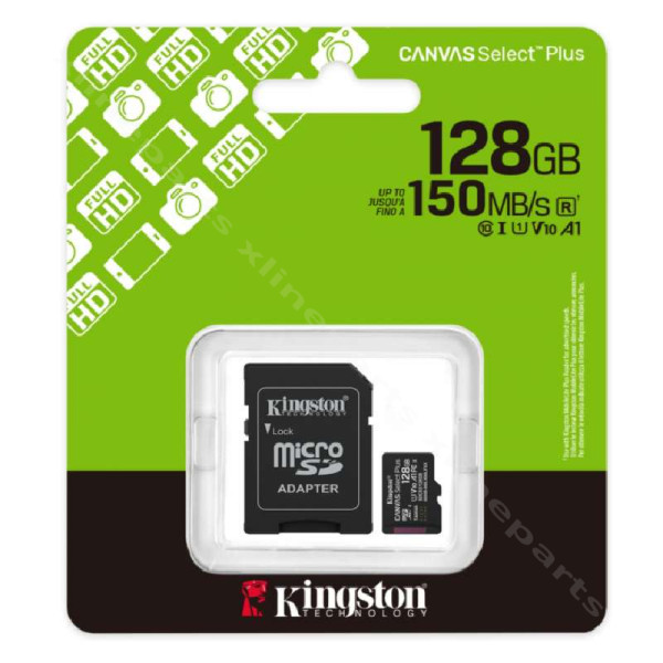Kingston Micro SD Class 10 128GB Adapter*