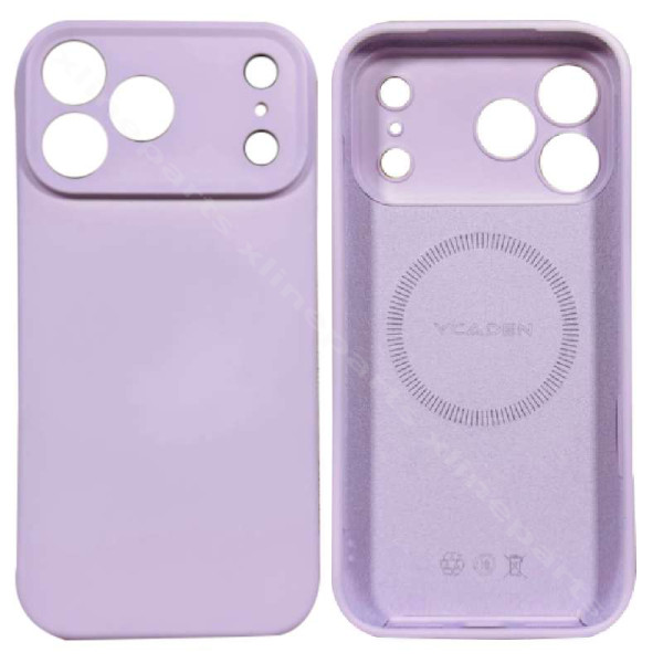 Back Case Magsafe Silicone Complete Ycaden Apple iPhone 17 Pro purple