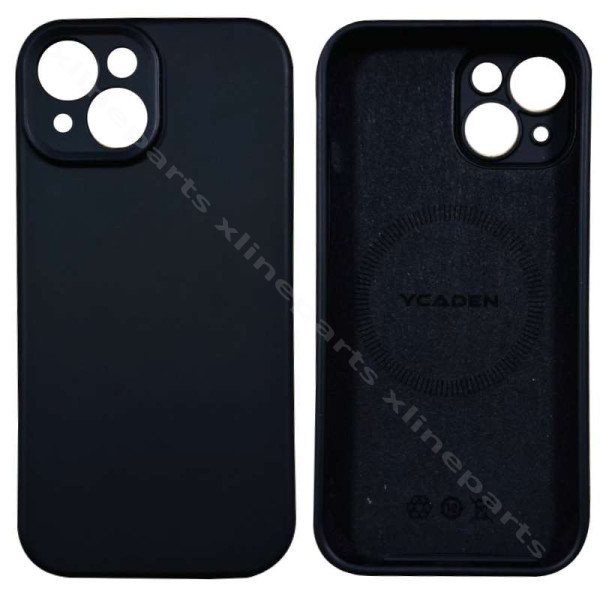 Задний чехол Magsafe Silicone Complete Ycaden Apple iPhone 15 черный