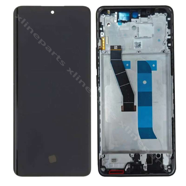 LCD Complete Frame Xiaomi Redmi Note 15 4G black (Original) (EU Version)