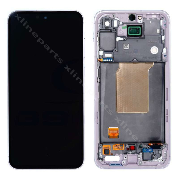 Πλήρες πλαίσιο LCD Samsung A55 A556 λιλά (Πρωτότυπο) Συναρμολογημένο