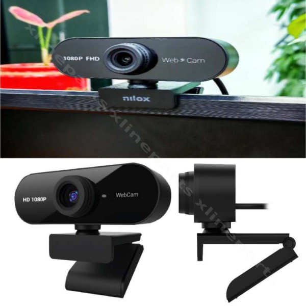 Webcam Nilox Tech Microphone 1080P USB