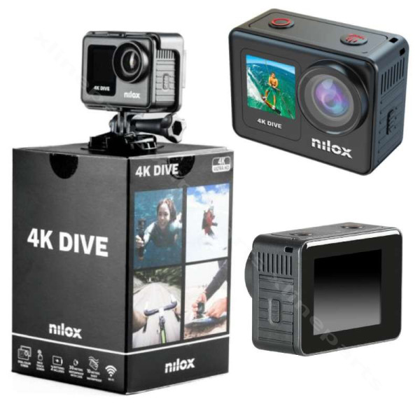 Action Camera Nilox 4K Dive black