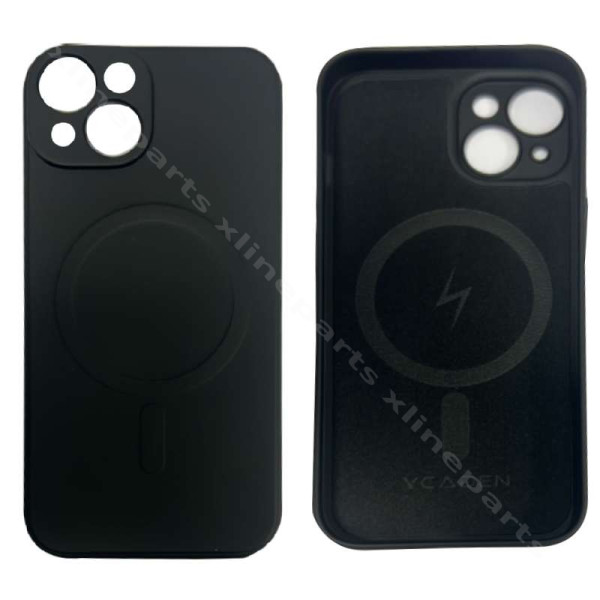 Back Case Magsafe Silicone Complete Ycaden Apple iPhone 14 black
