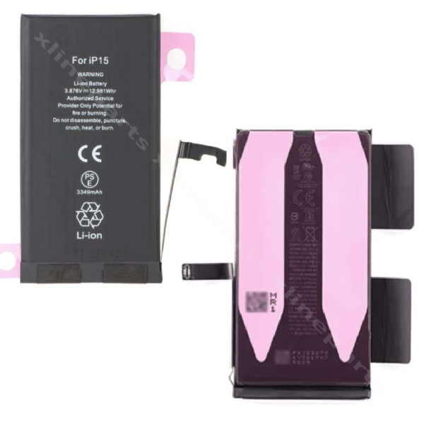 Battery Apple iPhone 15 3349mAh OEM (Run Diagnostic)